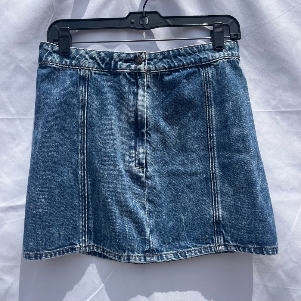 American Eagle Outfitters Denim A-Line Mini Skirt
